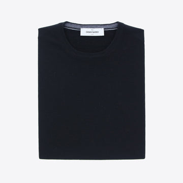 Pull zwart merinos