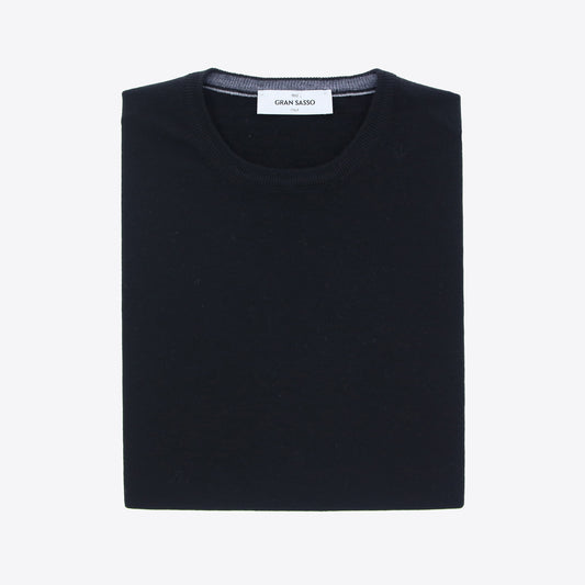 Pull zwart merinos