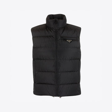 Bodywarmer zwart re-nylon