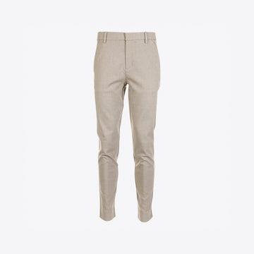 Broek stof beige