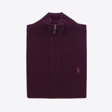 Pull bordeaux lamswol