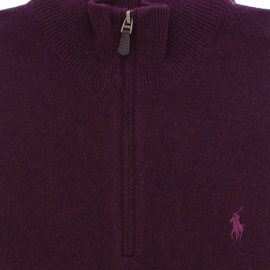 Pull bordeaux lamswol
