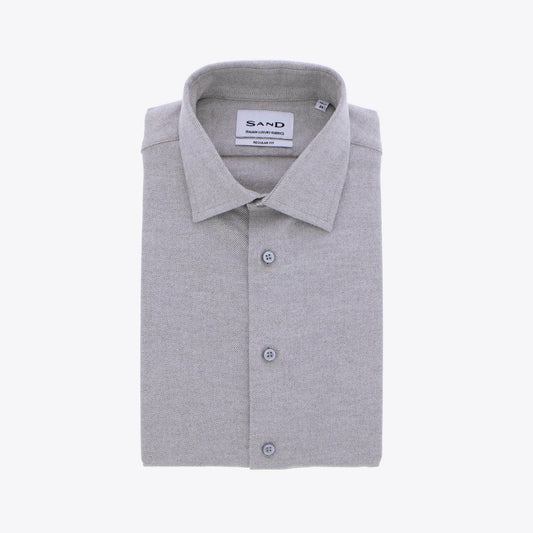 Hemd lichtbeige flannel State Soft