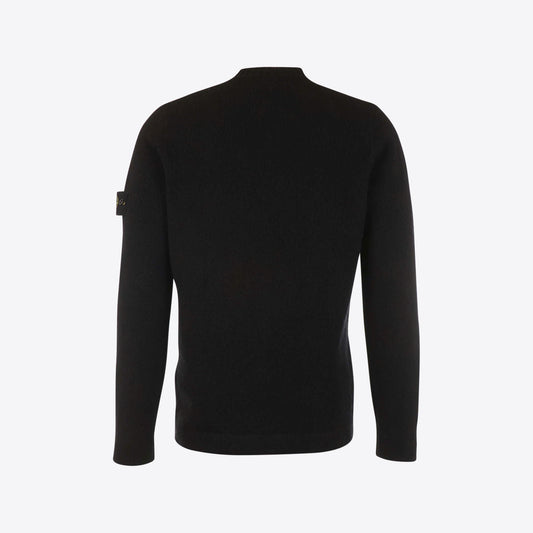 Pull zwart bouclee