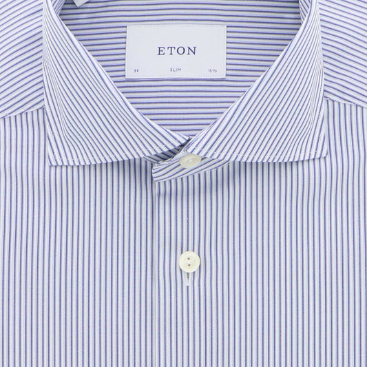 Hemd blauw streep fit