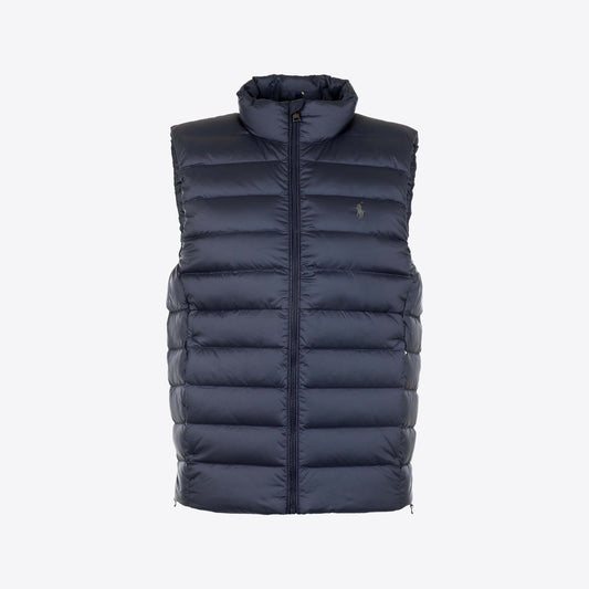 Bodywarmer donkerblauw dons