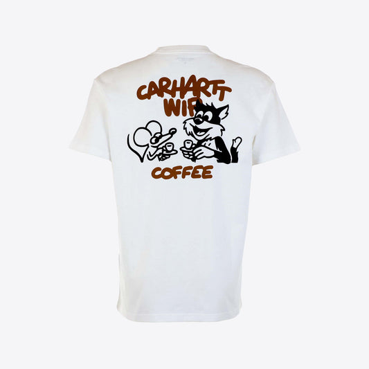 T-shirt wit coffee