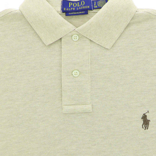 Polo beige piqué