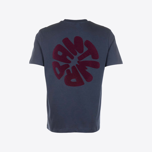 T-shirt donkerblauw logo