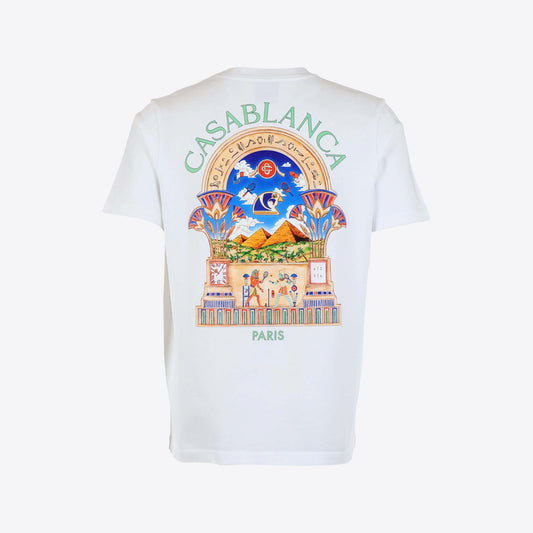 T-shirt wit pyramide
