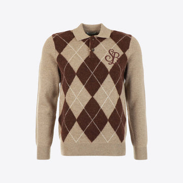 Polo beige ruit