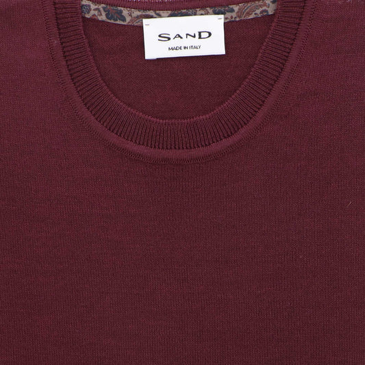 Pull bordeaux merinos IQ