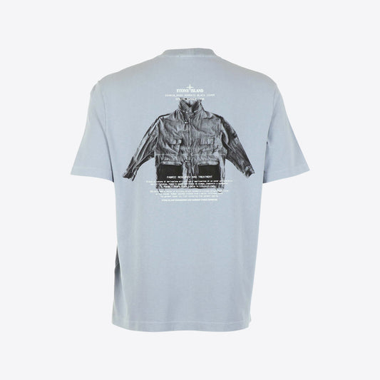 T-shirt lichtblauw archivio
