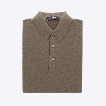 Polo bruin cashmere