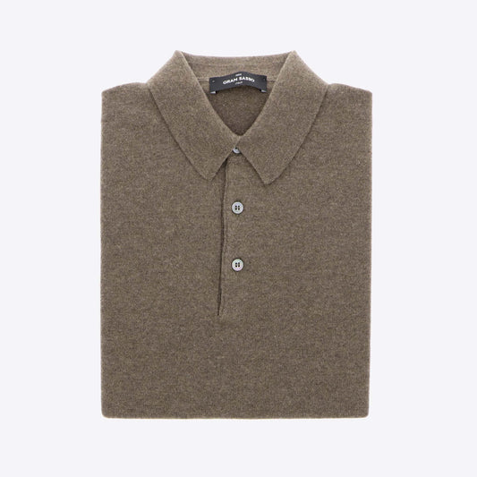 Polo bruin cashmere