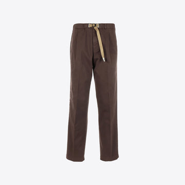 Broek bruin  katoen loose