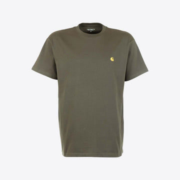 T-shirt kaki logo klein
