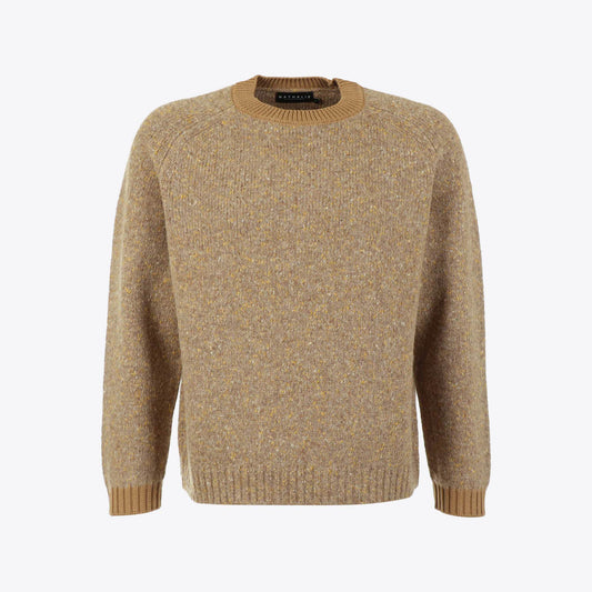 Pull beige melange