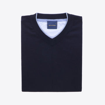 Pull donkerblauw