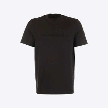 T-shirt zwart needle logo