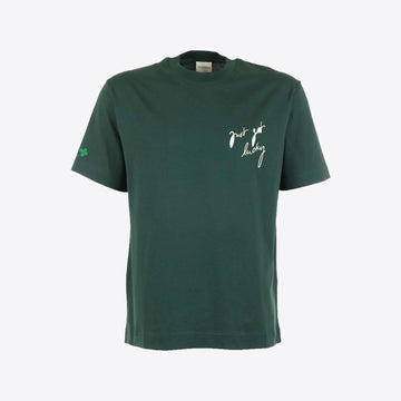 T-shirt donkergroen