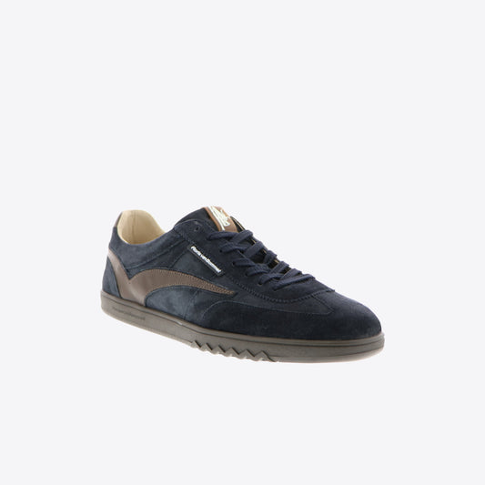 Sneakers donkerblauw daim