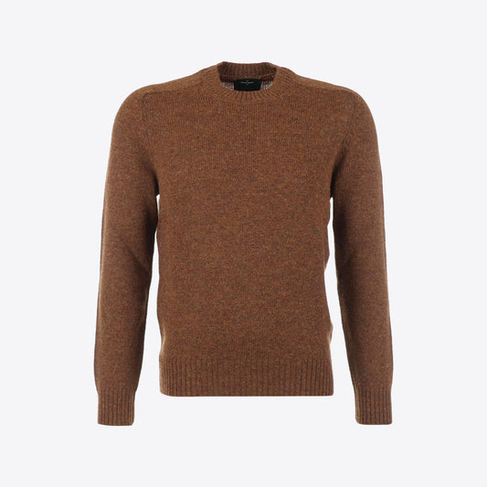 Pull brique  shetland