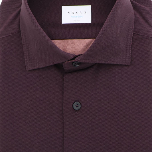 Hemd aubergine tecno