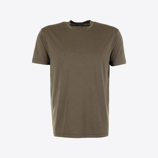 T-shirt bruin  tencel