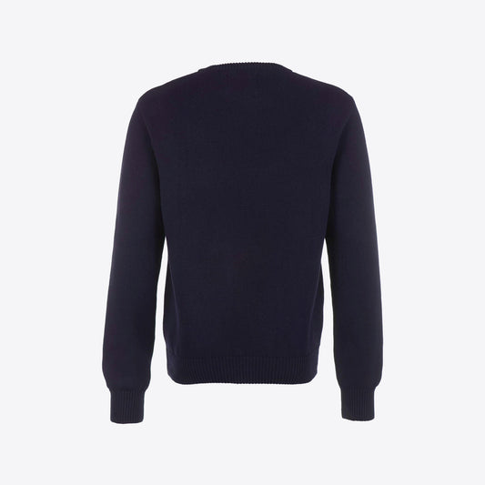 Pull zwart mauve  side fade knit