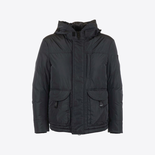 Jas donkerblauw kap