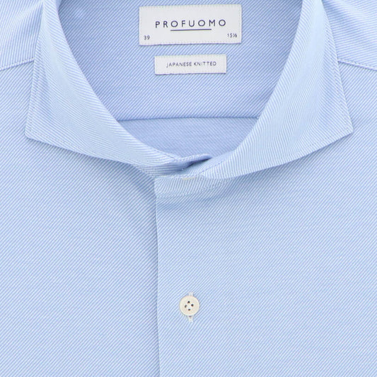 Hemd lichtblauw jersey