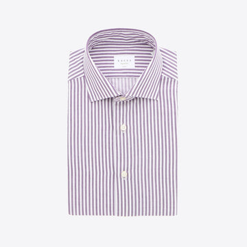 Hemd mauve streep