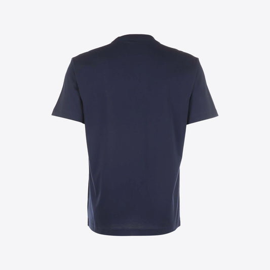 T-shirt donkerblauw crest