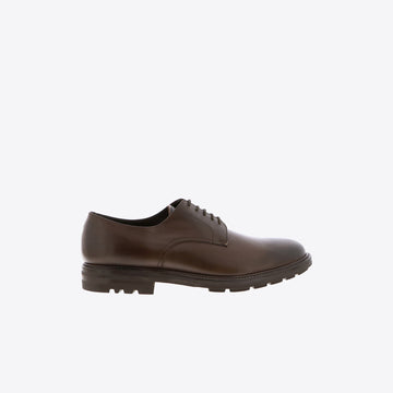 Veterschoenen bruin leder veter
