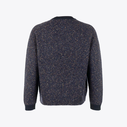 Pull donkerblauw melange