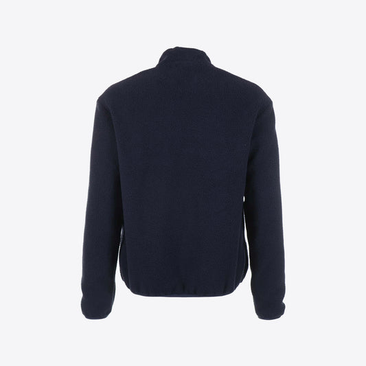 Jas donkerblauw teddy Slogan