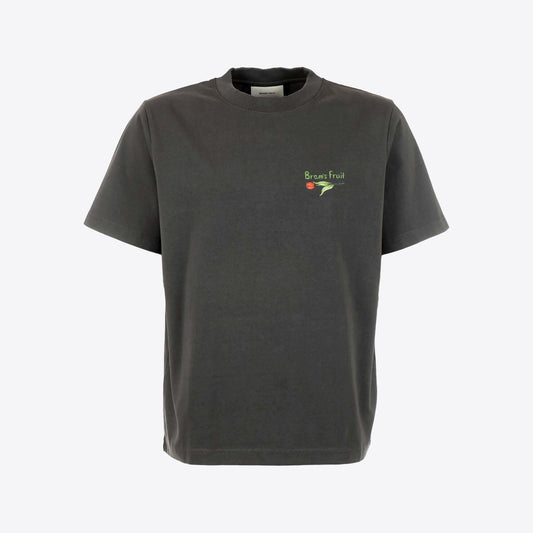 T-shirt donkergrijs sunflower flora 2