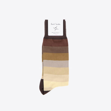 Sokken beige streep