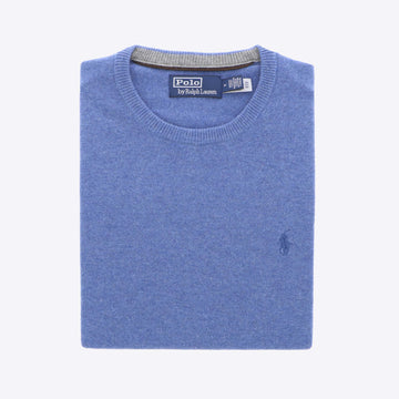 Pull lichtblauw lamswol