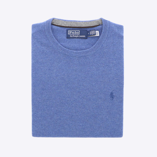 Pull lichtblauw lamswol