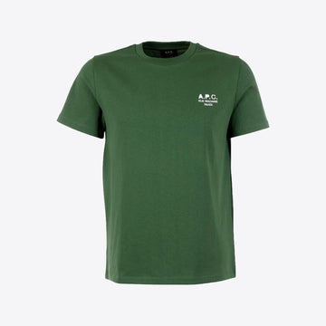 T-shirt groen stitch gots