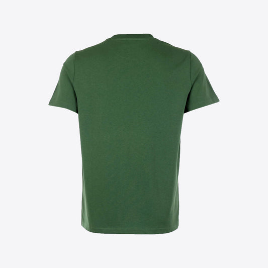 T-shirt groen stitch gots