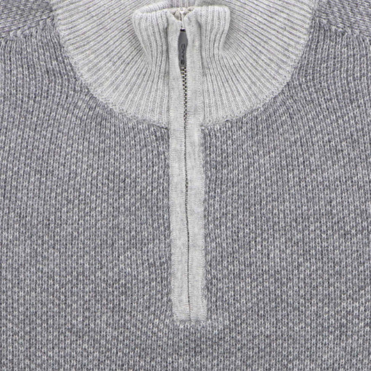 Pull grijs fantasie zip  Ibro R