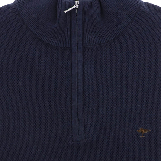 Pull donkerblauw structuur
