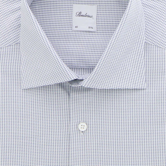 Hemd blauw structuur