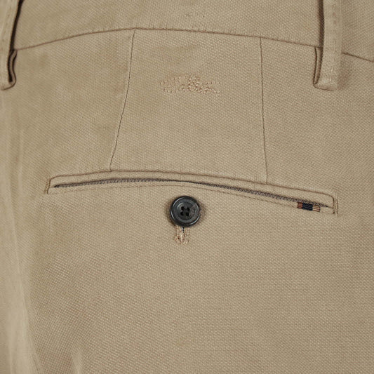 Broek beige katoen-modal