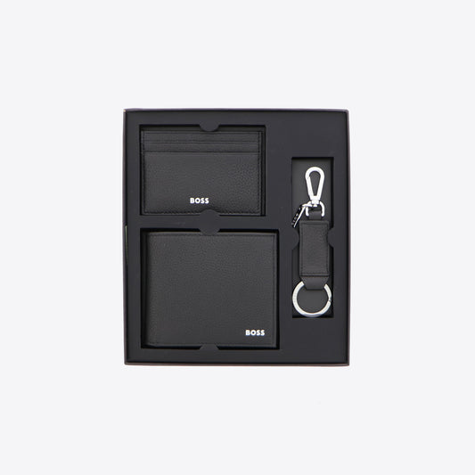 Portefeuille cardholder keyring zwart