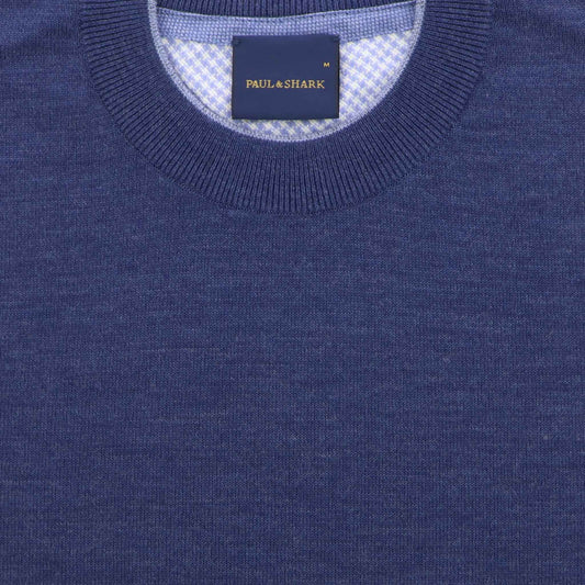 Pull jeansblauw