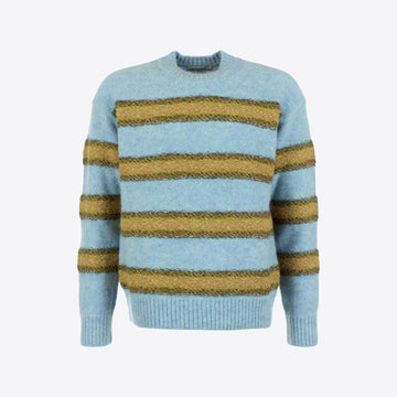 Pull lichtblauw streep Master